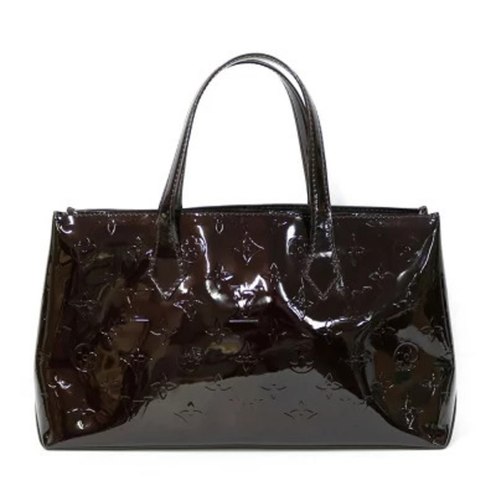 Louis Vuitton Wilshire Vernis Tote Bag Monogram Purple - Picture 3 of 7